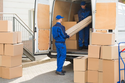 Local movers helping with a residential move in West Ham