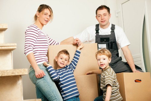 Local office moving team handling access and loading challenges in West Ham