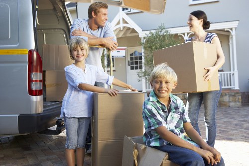 Low-carbon van used for sustainable removals in West Ham