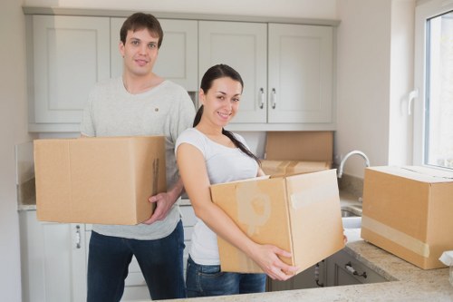 Commercial moving support for an office move in West Ham